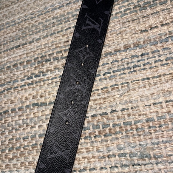 Louis Vuitton Black Leather Belt